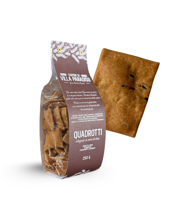 Quadrotti integrali ai semi di lino