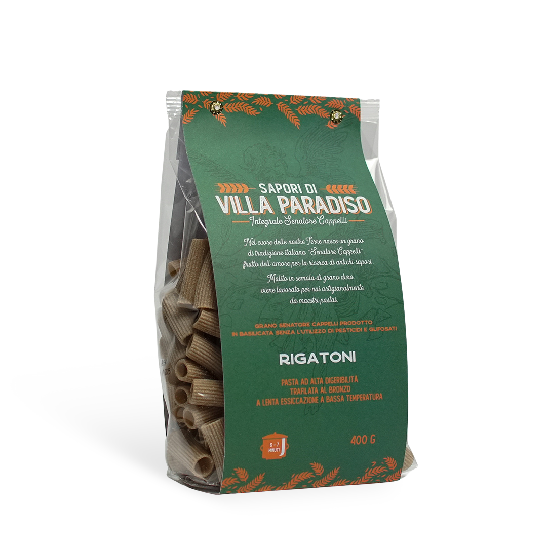 Rigatoni Integrali - Grano Senatore Cappelli