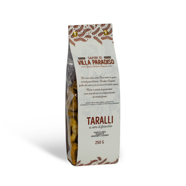 Taralli al finocchio - Grano Senatore Cappelli