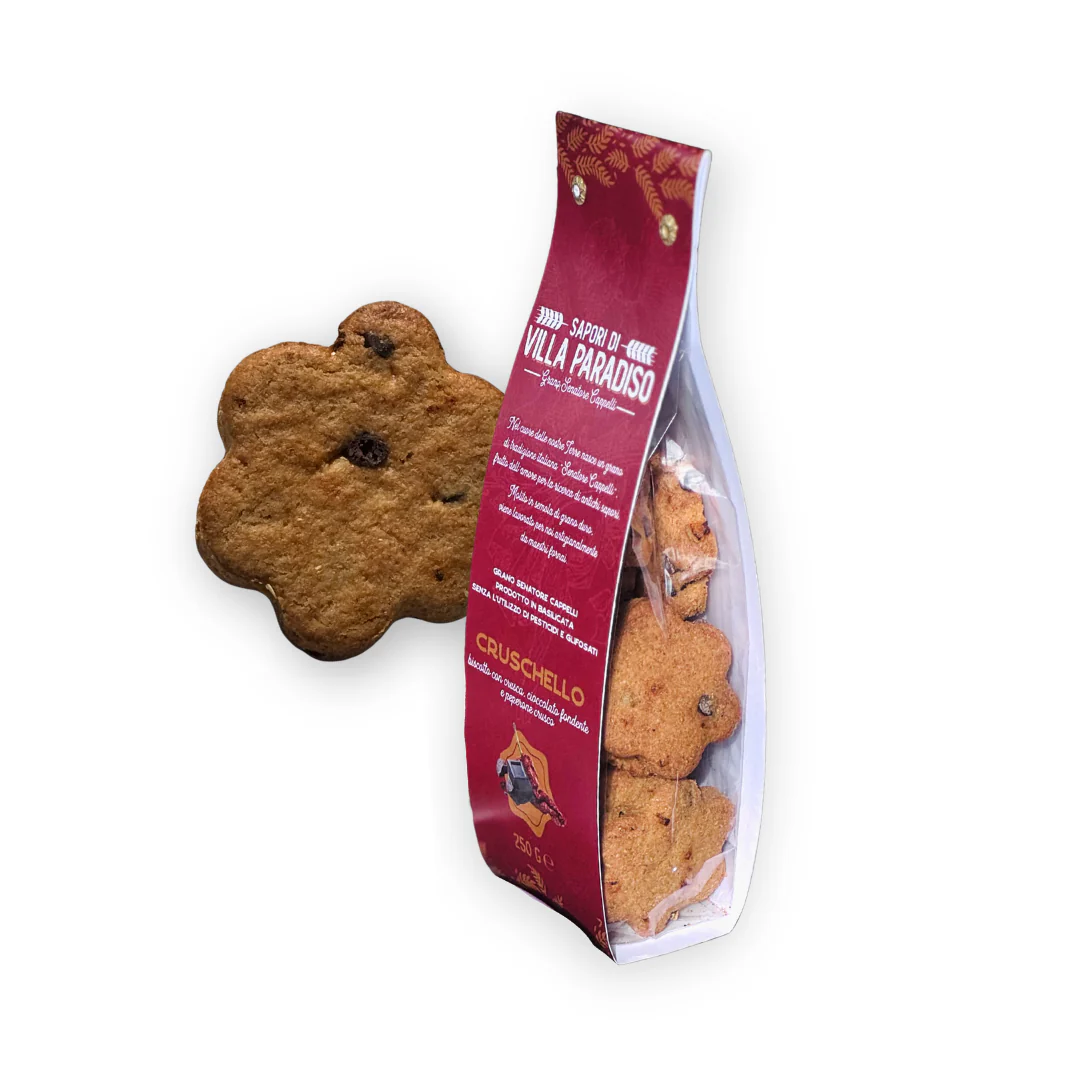 Cruschello - Cursca, cioccolato fondente e peperone crusco